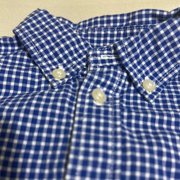 Polo by Ralph Lauren Blue Gingham Button Down Shirt - Picture 2 of 7